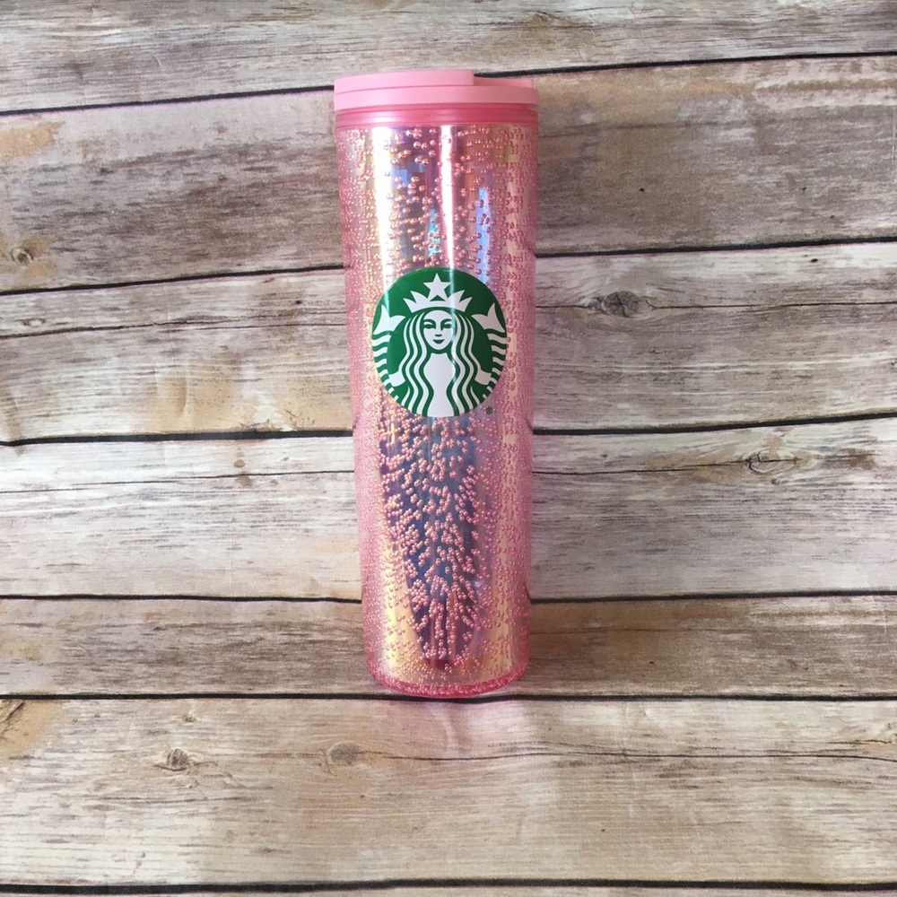 Starbucks Pink Bubble Tumbler 16 oz